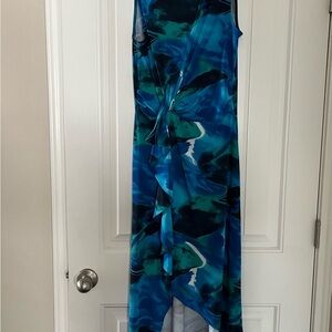 Kate & Mallory Blue Asymmetrical Dress